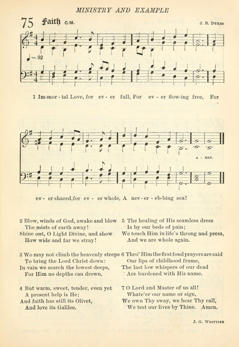 Hymns of the Faith: with psalms for the use of congragations page 166