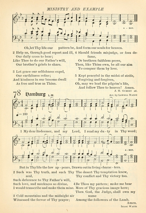 Hymns of the Faith: with psalms for the use of congragations page 168
