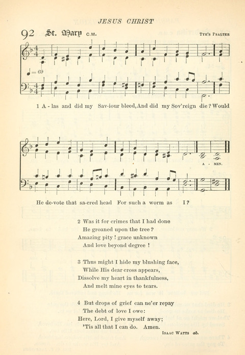 Hymns of the Faith: with psalms for the use of congragations page 181