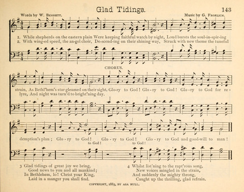 Happy Greetings: a Collection of Choice Original Hymns and Tunes page 143