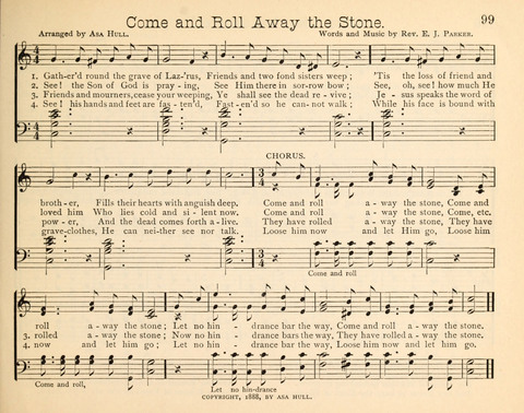 Happy Greetings: a Collection of Choice Original Hymns and Tunes page 99