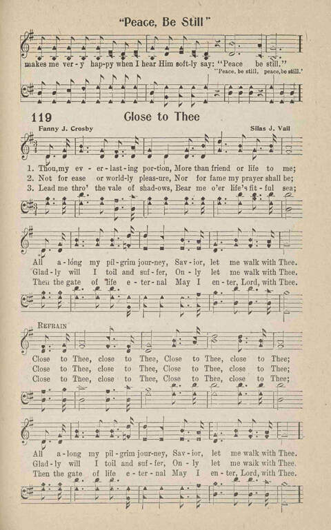 Home Gospel Songs: A Collectioni of Gospel Songs for Church, Sunday School, Evangelistic Meetings and All Relgious Gatherings page 119