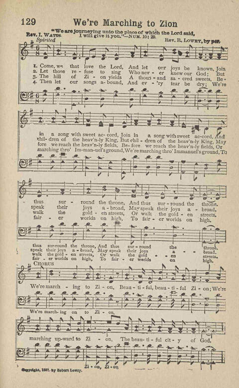 Home Gospel Songs: A Collectioni of Gospel Songs for Church, Sunday School, Evangelistic Meetings and All Relgious Gatherings page 129