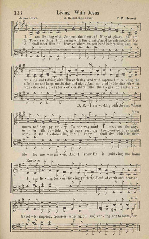 Home Gospel Songs: A Collectioni of Gospel Songs for Church, Sunday School, Evangelistic Meetings and All Relgious Gatherings page 133