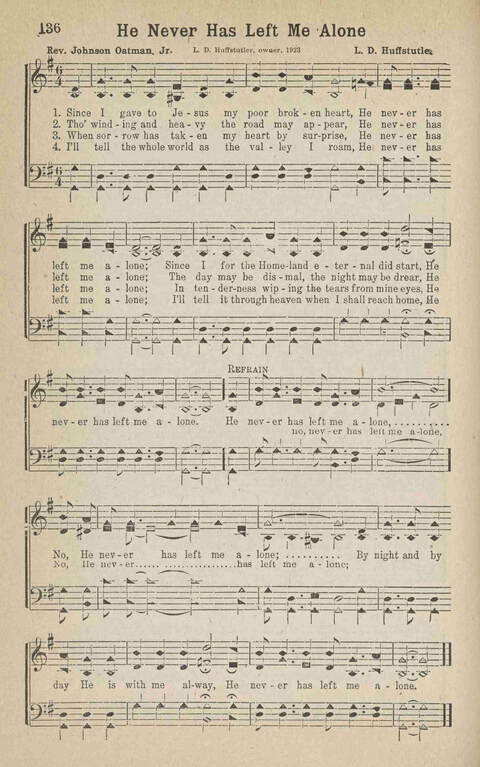 Home Gospel Songs: A Collectioni of Gospel Songs for Church, Sunday School, Evangelistic Meetings and All Relgious Gatherings page 136