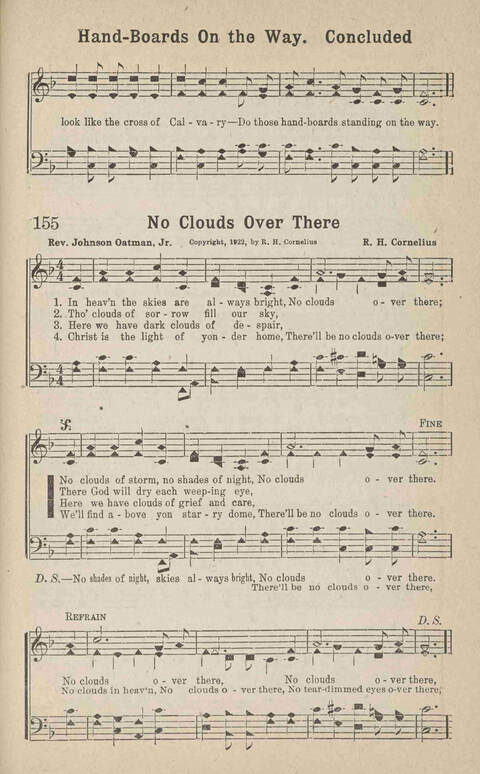 Home Gospel Songs: A Collectioni of Gospel Songs for Church, Sunday School, Evangelistic Meetings and All Relgious Gatherings page 155