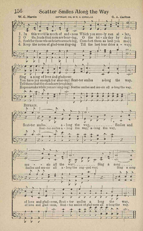 Home Gospel Songs: A Collectioni of Gospel Songs for Church, Sunday School, Evangelistic Meetings and All Relgious Gatherings page 156