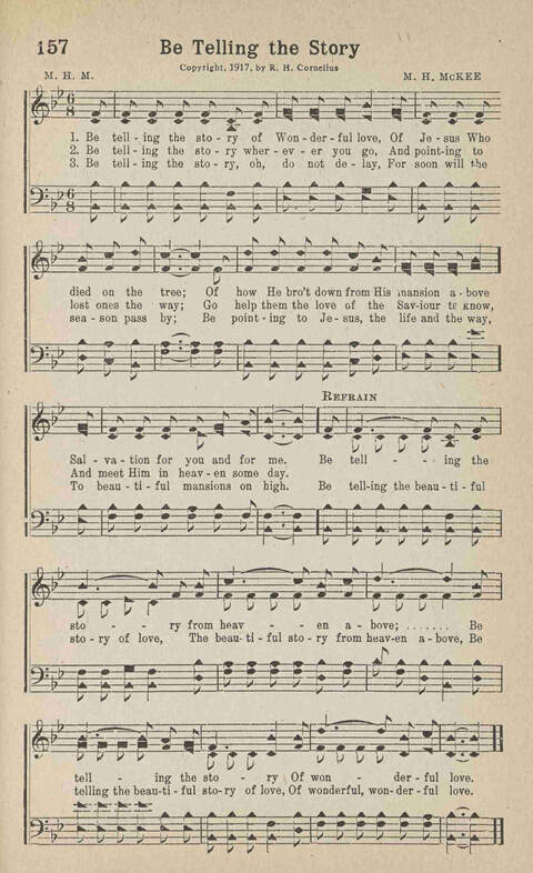Home Gospel Songs: A Collectioni of Gospel Songs for Church, Sunday School, Evangelistic Meetings and All Relgious Gatherings page 157