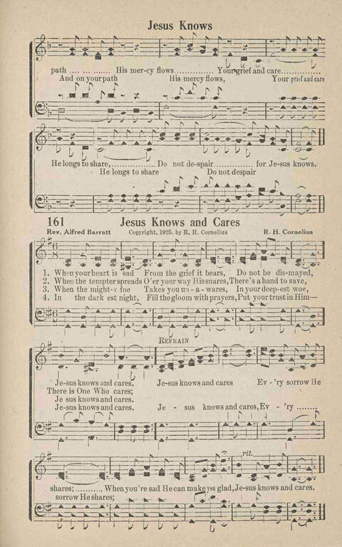 Home Gospel Songs: A Collectioni of Gospel Songs for Church, Sunday School, Evangelistic Meetings and All Relgious Gatherings page 161