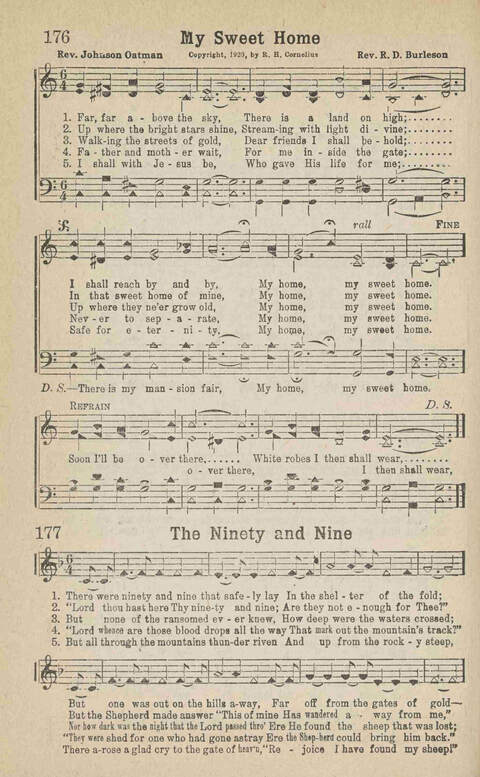 Home Gospel Songs: A Collectioni of Gospel Songs for Church, Sunday School, Evangelistic Meetings and All Relgious Gatherings page 170