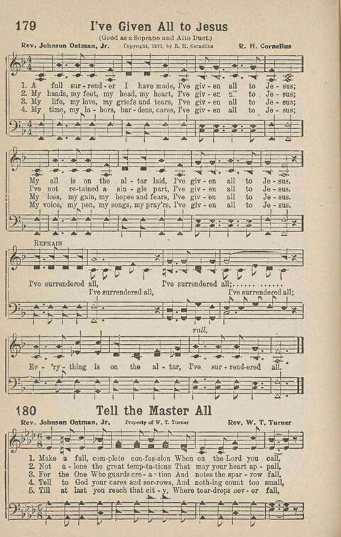 Home Gospel Songs: A Collectioni of Gospel Songs for Church, Sunday School, Evangelistic Meetings and All Relgious Gatherings page 172