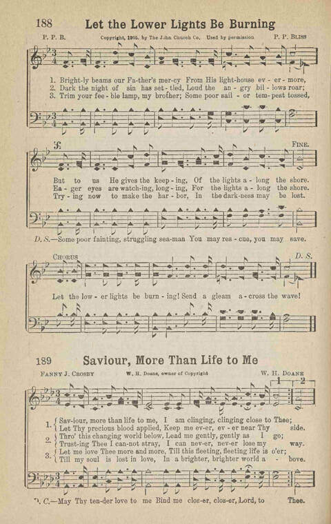 Home Gospel Songs: A Collectioni of Gospel Songs for Church, Sunday School, Evangelistic Meetings and All Relgious Gatherings page 178