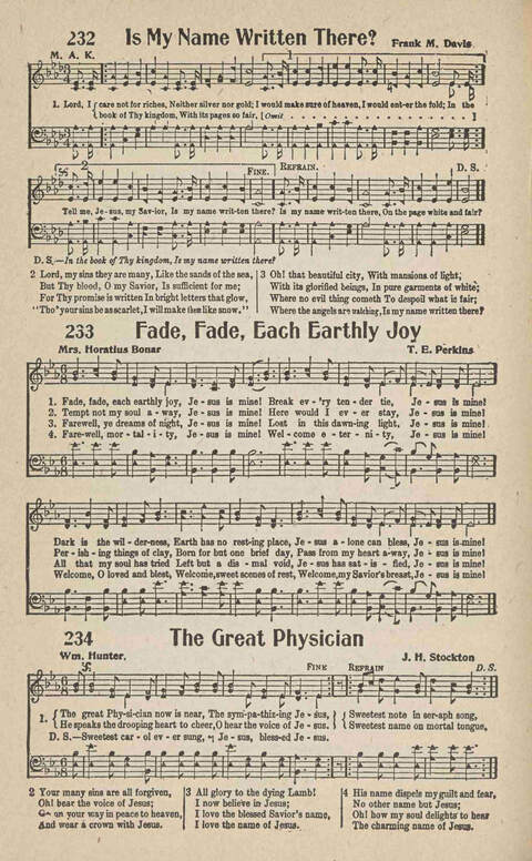 Home Gospel Songs: A Collectioni of Gospel Songs for Church, Sunday School, Evangelistic Meetings and All Relgious Gatherings page 210