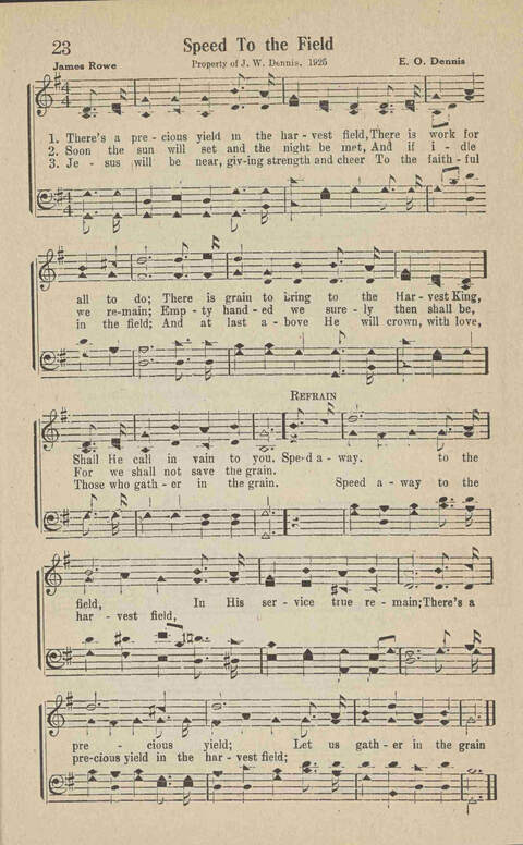Home Gospel Songs: A Collectioni of Gospel Songs for Church, Sunday School, Evangelistic Meetings and All Relgious Gatherings page 23