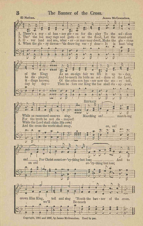 Home Gospel Songs: A Collectioni of Gospel Songs for Church, Sunday School, Evangelistic Meetings and All Relgious Gatherings page 3