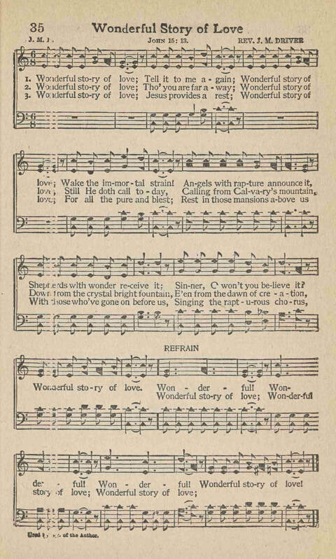 Home Gospel Songs: A Collectioni of Gospel Songs for Church, Sunday School, Evangelistic Meetings and All Relgious Gatherings page 35