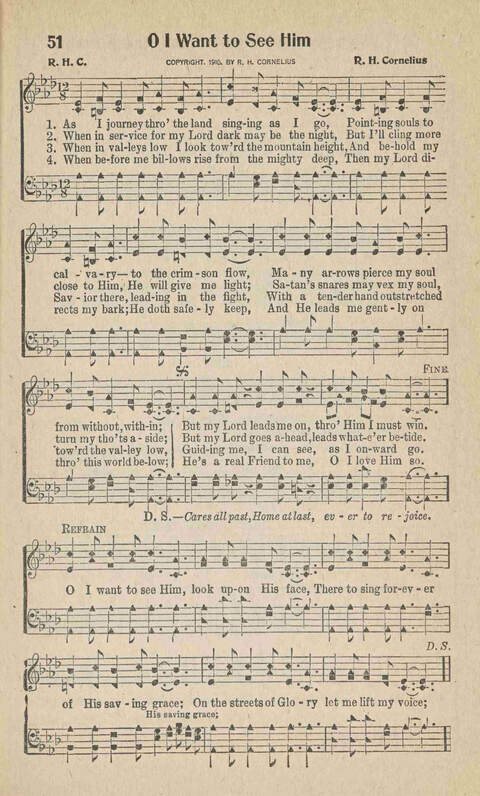 Home Gospel Songs: A Collectioni of Gospel Songs for Church, Sunday School, Evangelistic Meetings and All Relgious Gatherings page 51