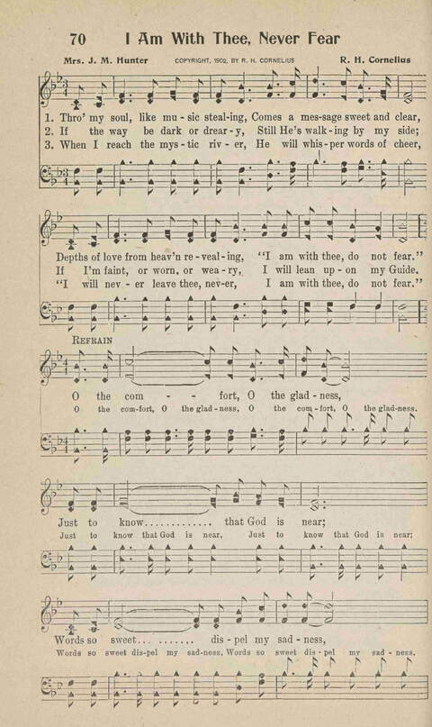 Home Gospel Songs: A Collectioni of Gospel Songs for Church, Sunday School, Evangelistic Meetings and All Relgious Gatherings page 70