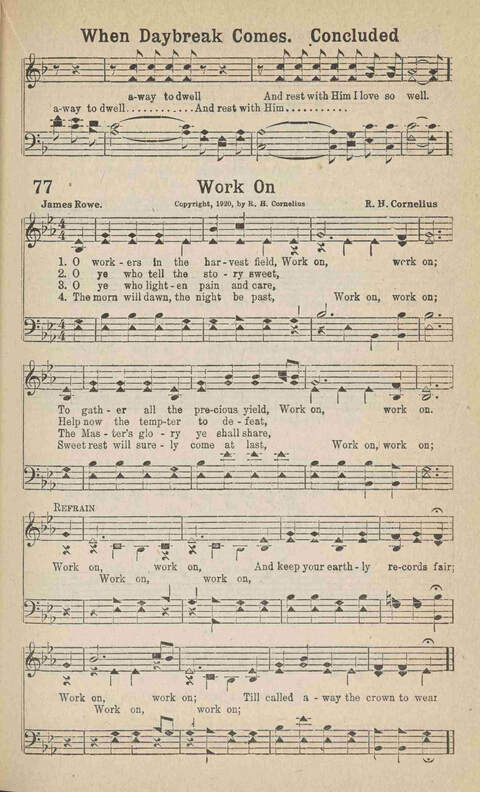 Home Gospel Songs: A Collectioni of Gospel Songs for Church, Sunday School, Evangelistic Meetings and All Relgious Gatherings page 77