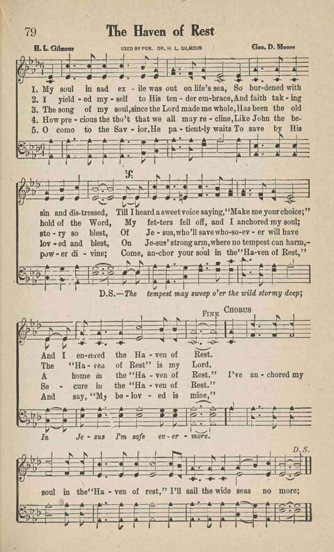 Home Gospel Songs: A Collectioni of Gospel Songs for Church, Sunday School, Evangelistic Meetings and All Relgious Gatherings page 79