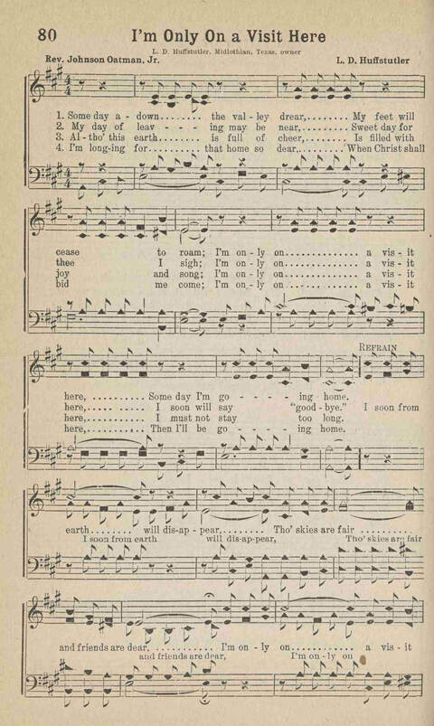 Home Gospel Songs: A Collectioni of Gospel Songs for Church, Sunday School, Evangelistic Meetings and All Relgious Gatherings page 80