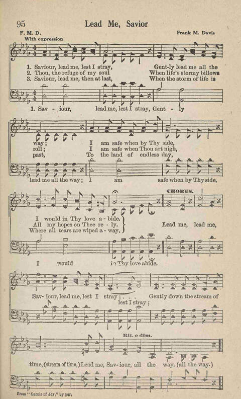Home Gospel Songs: A Collectioni of Gospel Songs for Church, Sunday School, Evangelistic Meetings and All Relgious Gatherings page 95