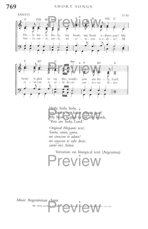 Hymns of Glory, Songs of Praise page 1402