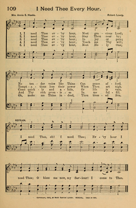 Hallowed Hymns: New and Old page 107