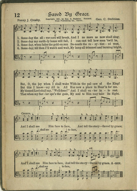 Harvest Hymns: Singable Gospel Songs page 12