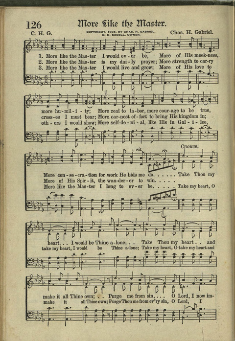 Harvest Hymns: Singable Gospel Songs page 126