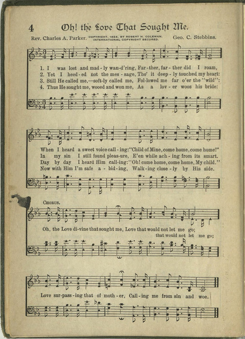 Harvest Hymns: Singable Gospel Songs page 4
