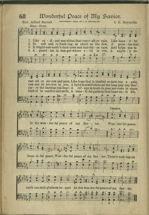 Harvest Hymns: Singable Gospel Songs page 68