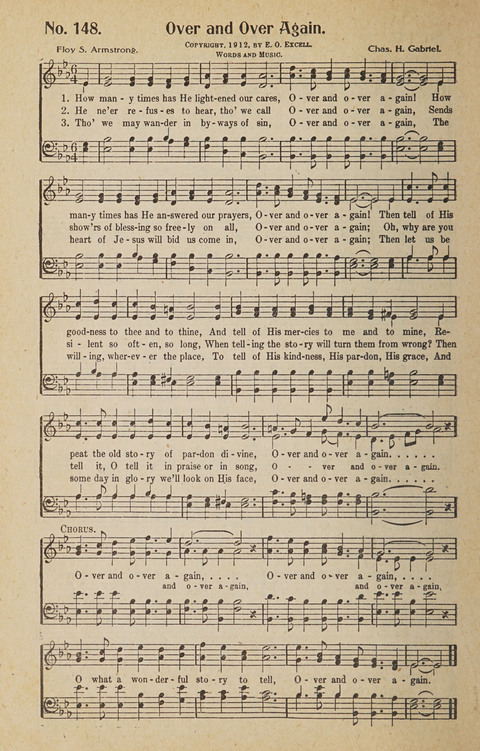 Hosanna in the Highest: a choice selection of beautiful gospel songs for the Sunday school, church, the home, and evangelistic services page 148