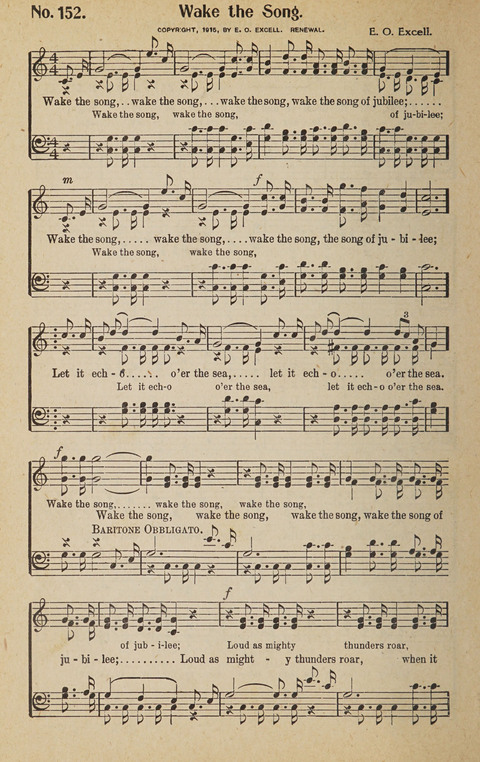 Hosanna in the Highest: a choice selection of beautiful gospel songs for the Sunday school, church, the home, and evangelistic services page 154