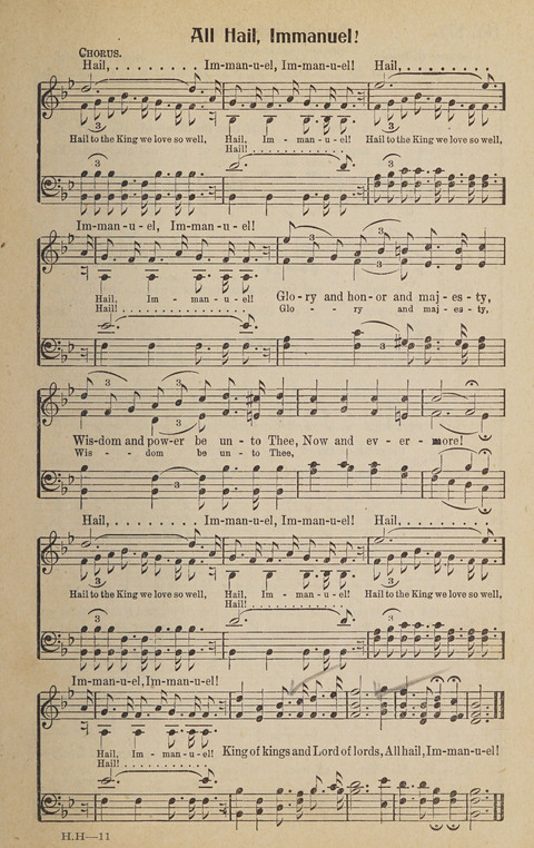 Hosanna in the Highest: a choice selection of beautiful gospel songs for the Sunday school, church, the home, and evangelistic services page 159
