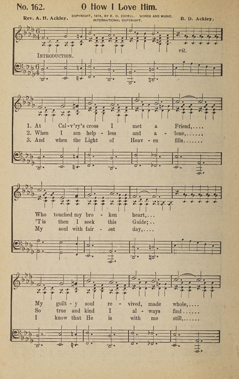 Hosanna in the Highest: a choice selection of beautiful gospel songs for the Sunday school, church, the home, and evangelistic services page 174