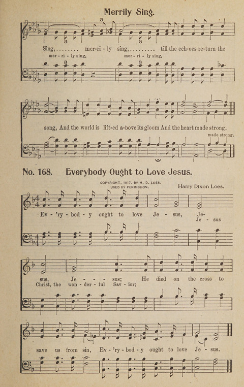 Hosanna in the Highest: a choice selection of beautiful gospel songs for the Sunday school, church, the home, and evangelistic services page 181
