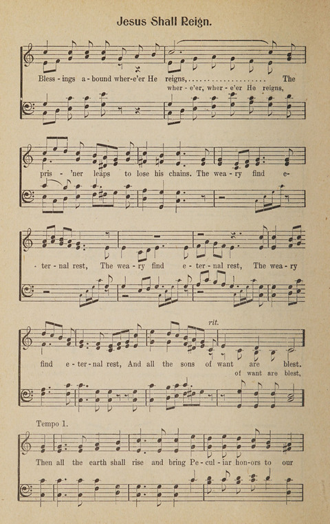 Hosanna in the Highest: a choice selection of beautiful gospel songs for the Sunday school, church, the home, and evangelistic services page 184