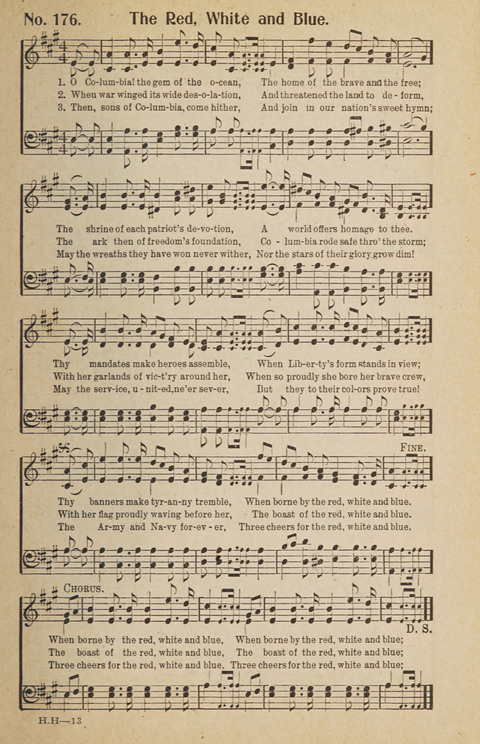 Hosanna in the Highest: a choice selection of beautiful gospel songs for the Sunday school, church, the home, and evangelistic services page 191