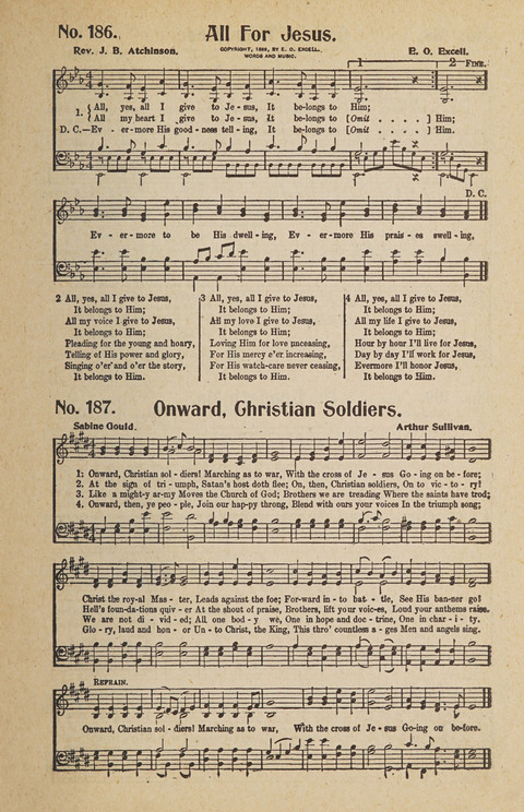 Hosanna in the Highest: a choice selection of beautiful gospel songs for the Sunday school, church, the home, and evangelistic services page 199