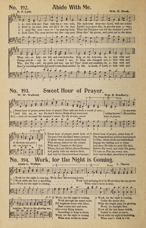 Hosanna in the Highest: a choice selection of beautiful gospel songs for the Sunday school, church, the home, and evangelistic services page 202