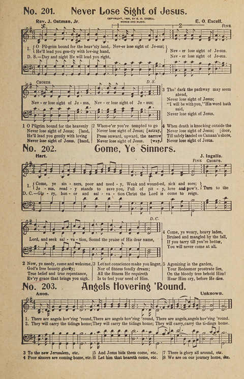 Hosanna in the Highest: a choice selection of beautiful gospel songs for the Sunday school, church, the home, and evangelistic services page 205
