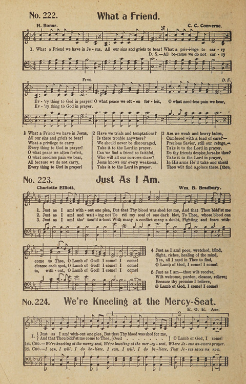 Hosanna in the Highest: a choice selection of beautiful gospel songs for the Sunday school, church, the home, and evangelistic services page 212