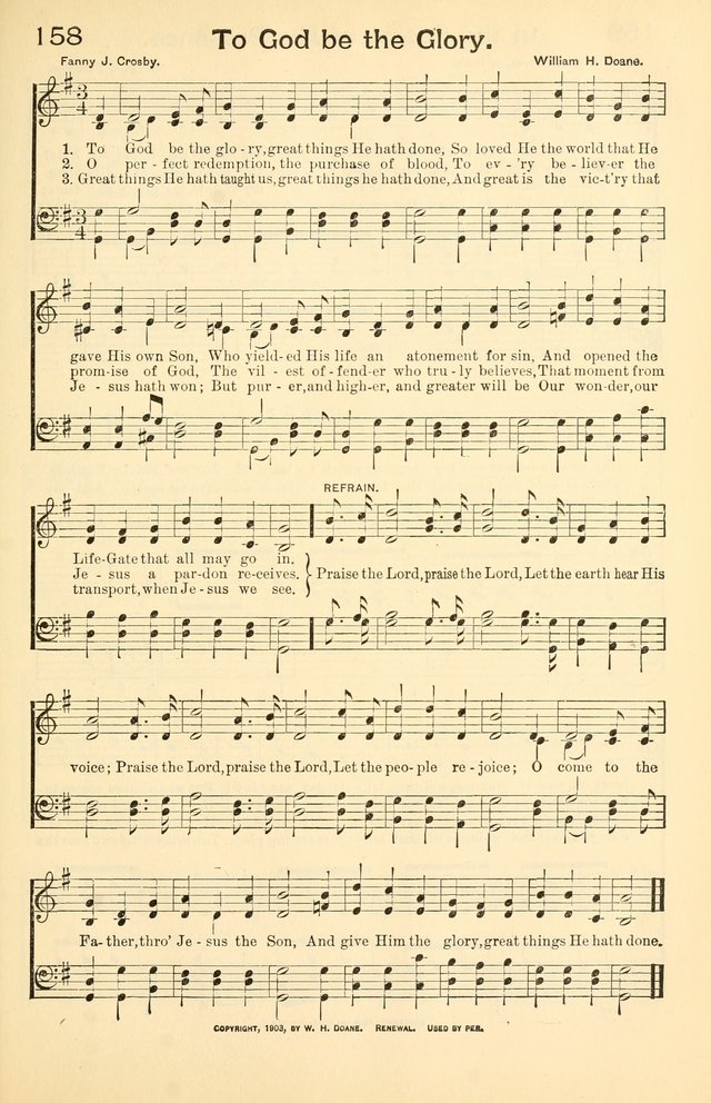 Hallowed Hymns, New and Old page 158