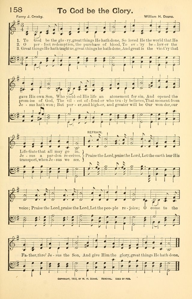 Hallowed Hymns, New and Old page 158