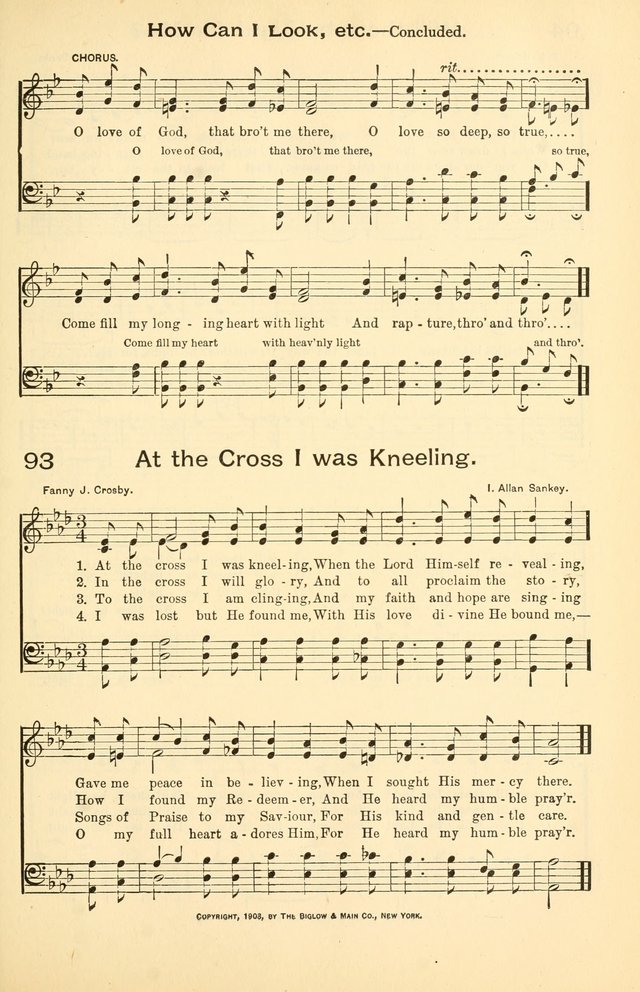 Hallowed Hymns, New and Old 93. At the cross I was kneeling | Hymnary.org