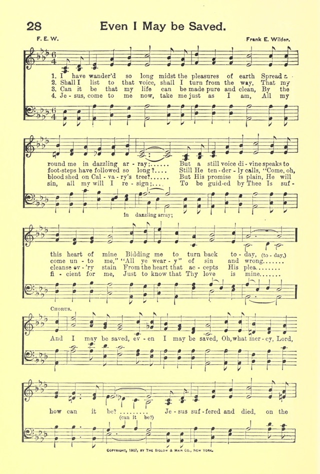 Hallowed Hymns, New and Old: for use in prayer and praise meetings, evangelistic services, sunday schools, young people