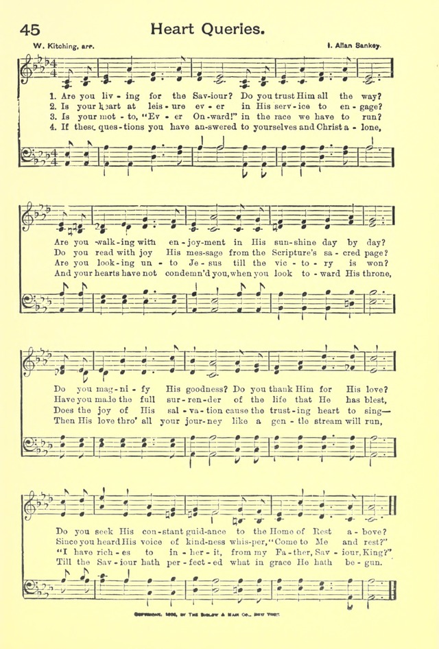 Hallowed Hymns, New and Old: for use in prayer and praise meetings, evangelistic services, sunday schools, young people