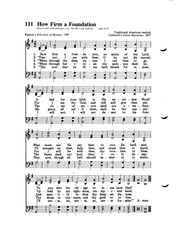 Hymns of Faith page 110