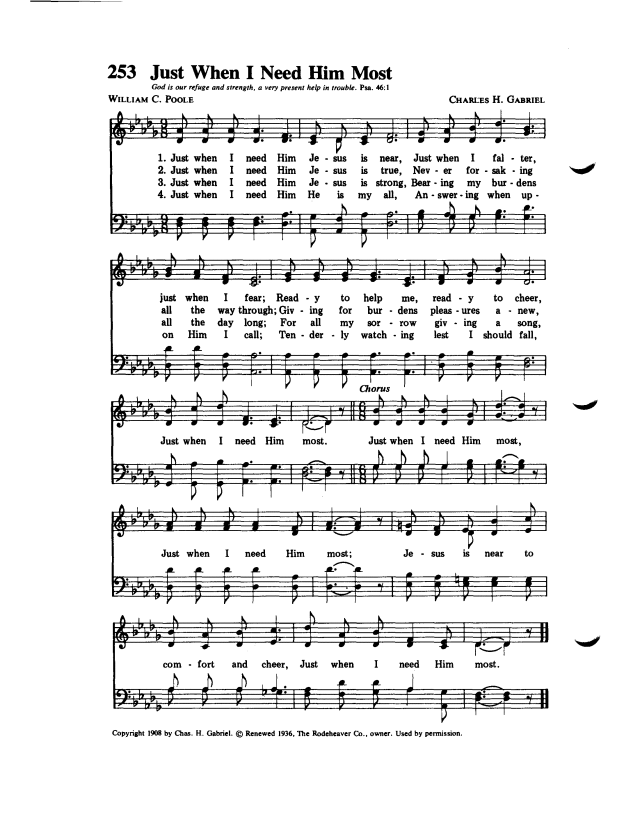 Hymns of Faith page 259
